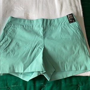 Mint green shorts